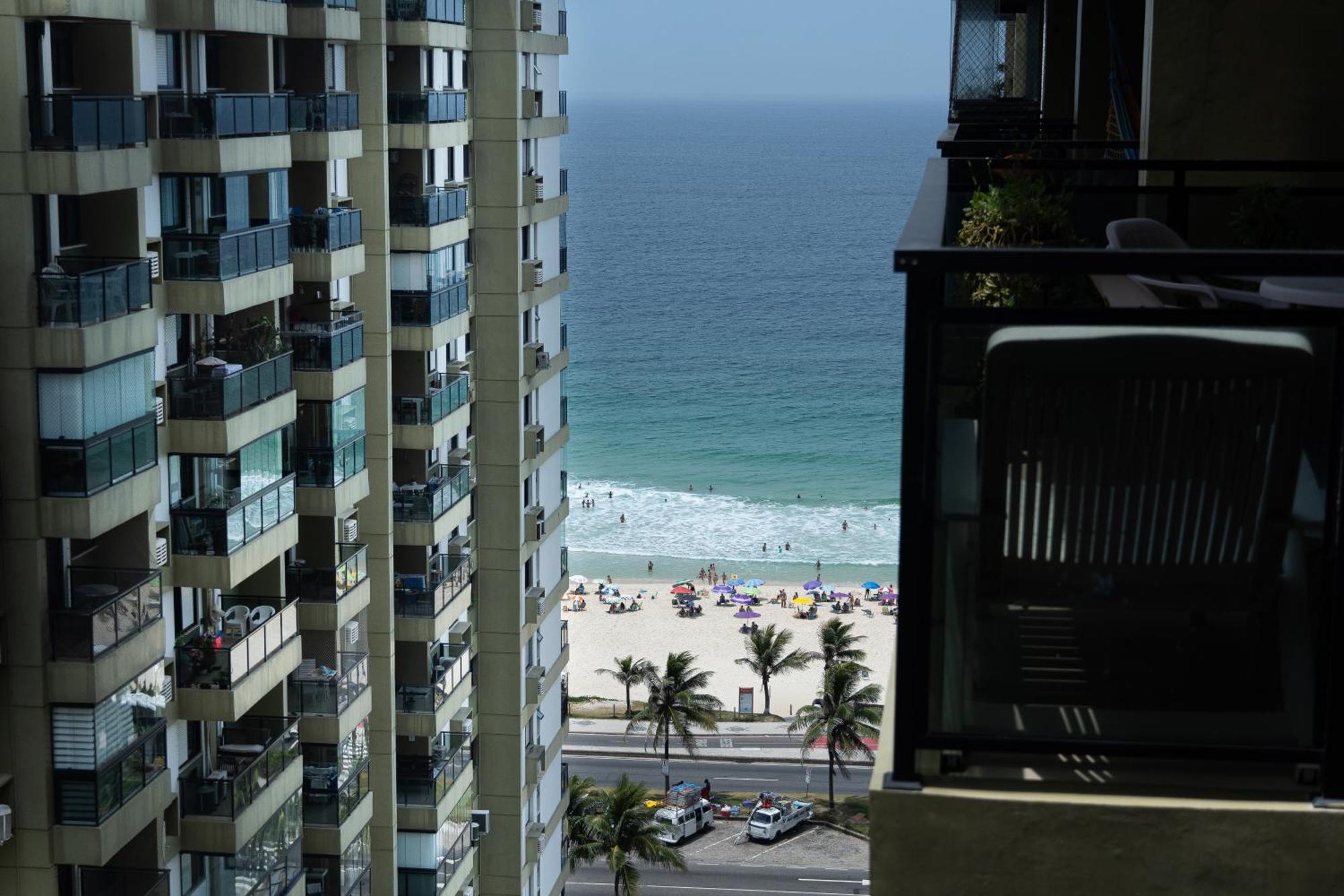 Apartamento Pe Na Areia - Barra Bella Posto 6 Barra Da Tijuca